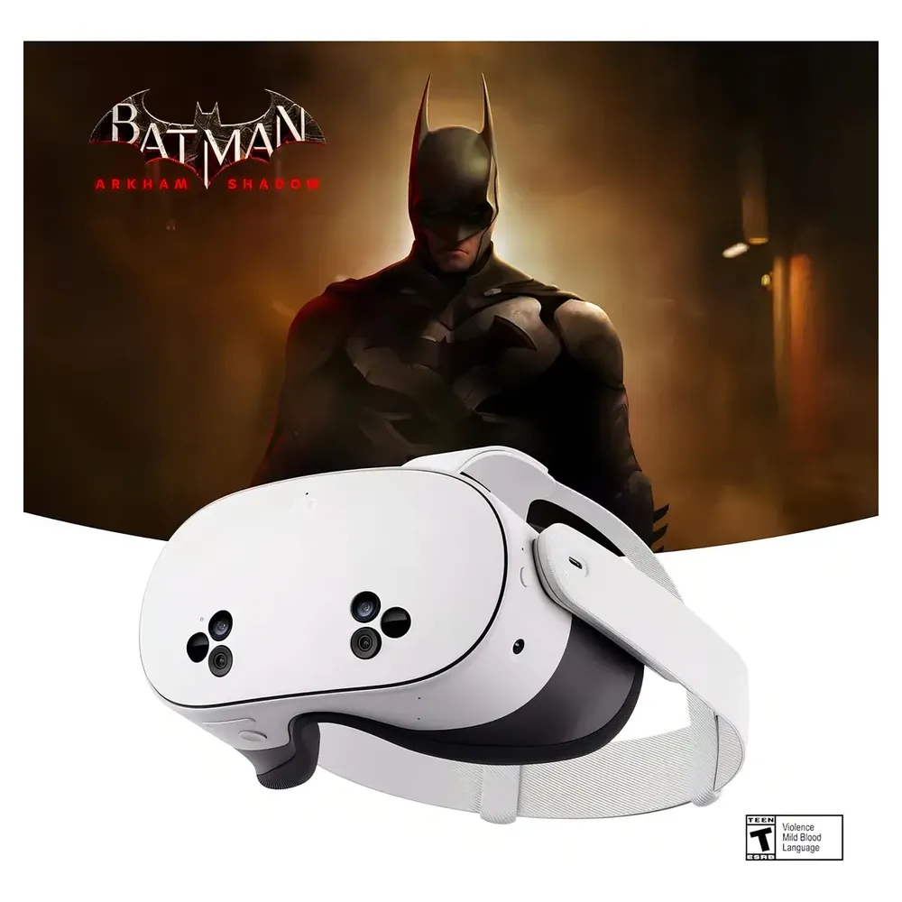 Meta Quest 3S 256gb + Batman Arkham Shadow + 3 Meses de Meta Horizon Blanco